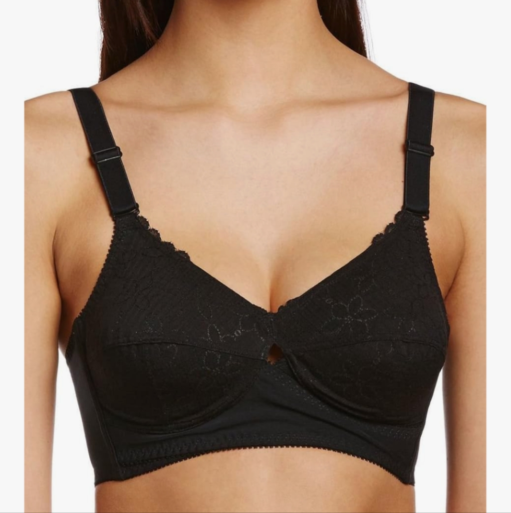 Berlei | Women's Black Wireless Classic Floral Bra